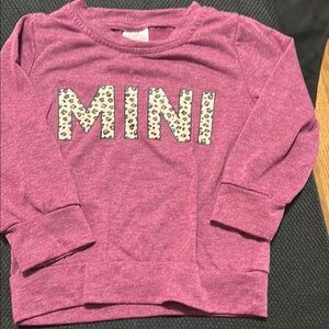 Mini Kids Pink Long Sleeve Shirt